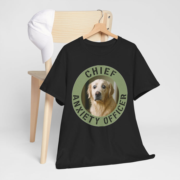 Chief Anxiety Officer T-Shirt — Funny Dog Graphic Tee