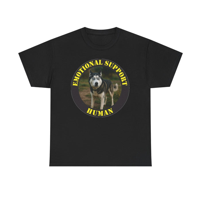 Emotional Support Human T‑Shirt — Funny Dog Support Shirt