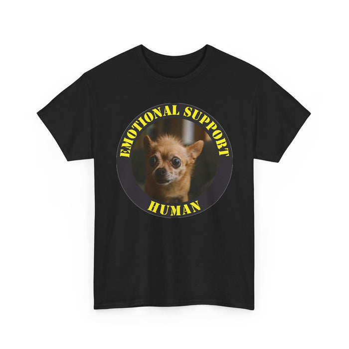 Emotional Support Human T-Shirt — Funny Chihuahua Rescue Tee