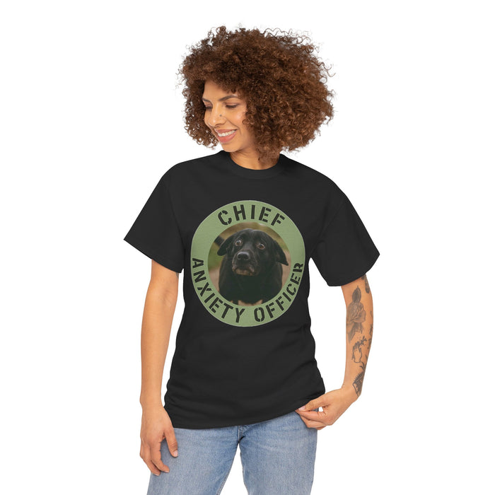 Chief Anxiety Officer T‑Shirt — Funny Dog Graphic Tee for Anxious Dog Lovers