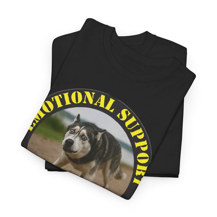 Emotional Support Human T-Shirt — Funny Rescue Dog Graphic Tee