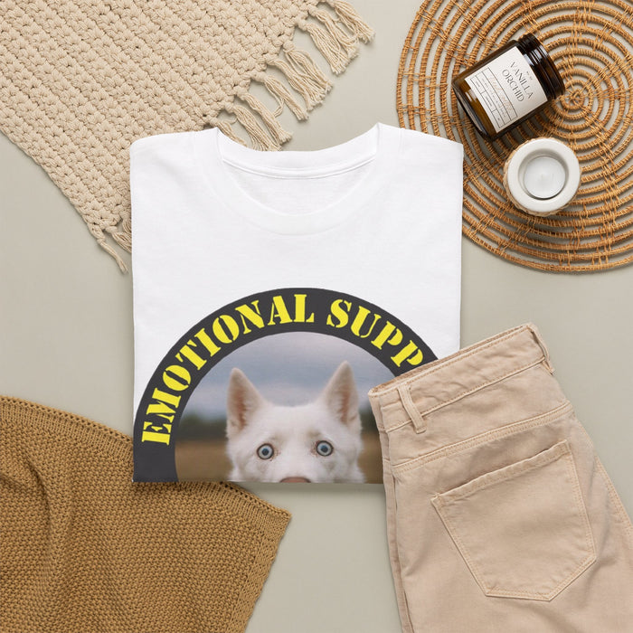 T‑Shirt — "Emotional Support Human" Husky Rescue Tee