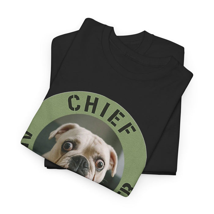 Chief Anxiety Officer T-Shirt – Funny Bulldog Pet Lover Tee