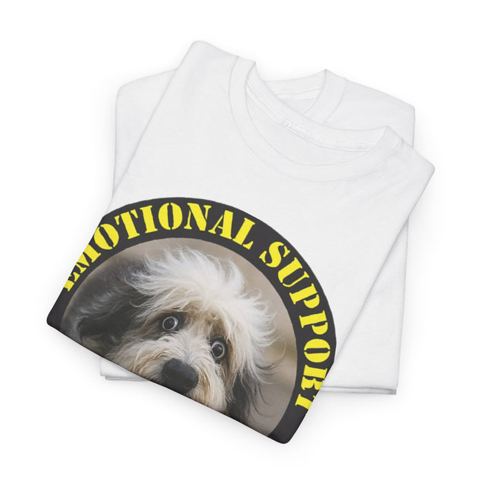 Emotional Support Human T‑Shirt — Cute Therapy Dog Graphic Tee