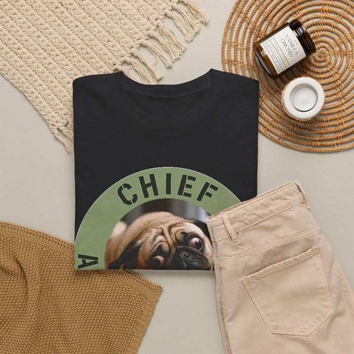 Chief Anxiety Officer T-Shirt — Funny Pug Dog Graphic Tee