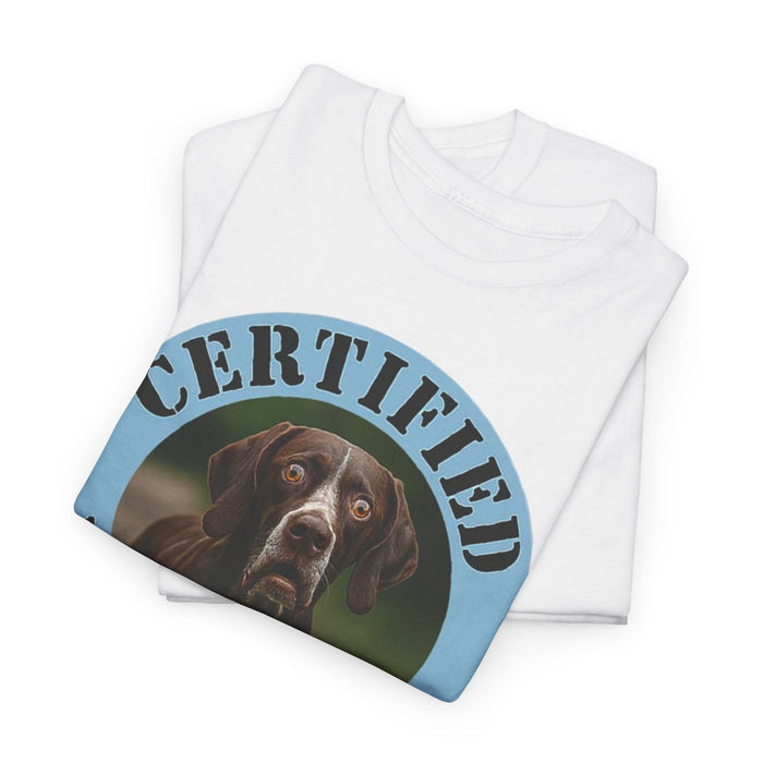 Pointer Certified Velcro Dog T-Shirt