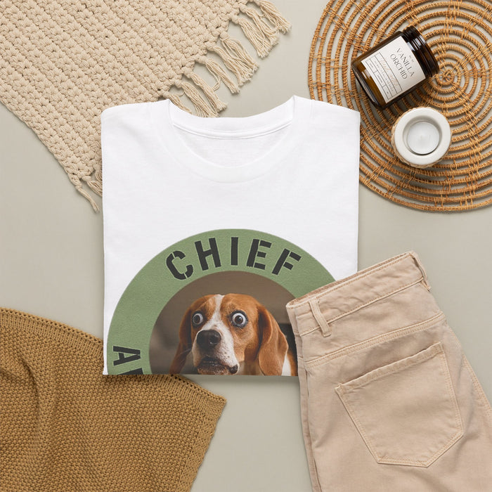 Chief Anxiety Officer T-Shirt — Cute Beagle Dog Graphic Tee