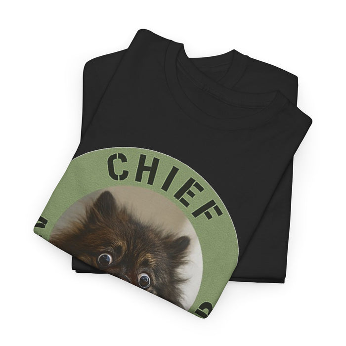 Chief Anxiety Officer Tee — Funny Dog Graphic T-Shirt