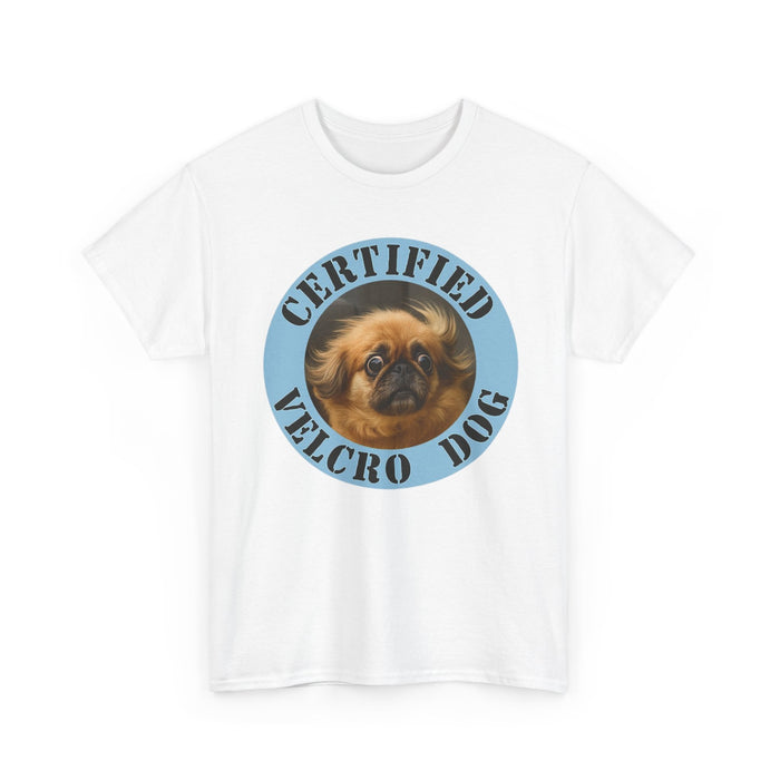 Certified Velcro Dog T-Shirt — Cute Pekingese Graphic Tee