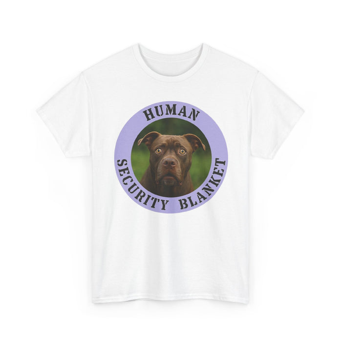 Pit Bull Human Security Blanket Dog T-Shirt