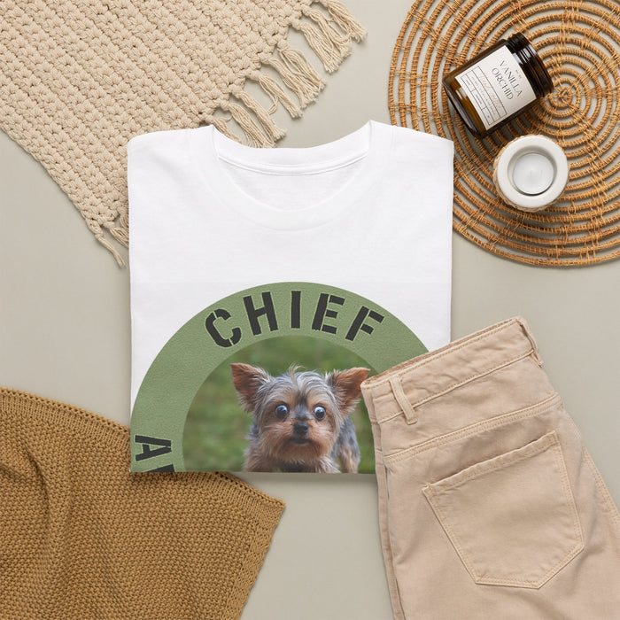 Yorkie Chief Anxiety Officer T-Shirt — Cute Nervous Dog Graphic Tee