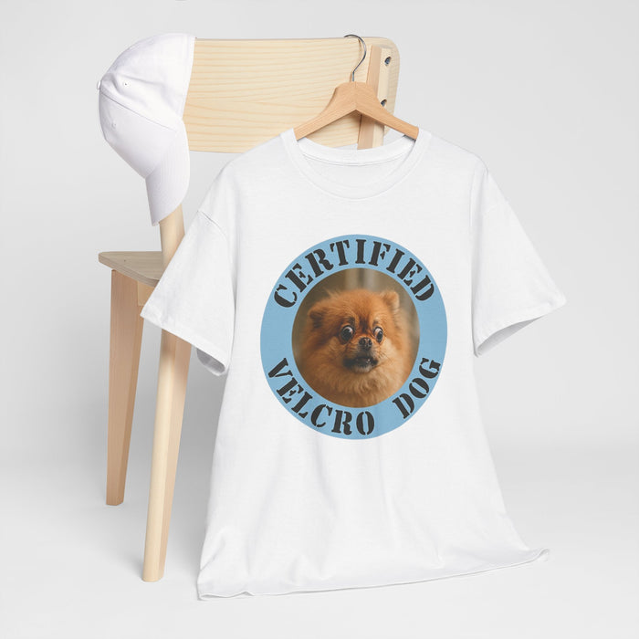 Certified Velcro Dog T-Shirt — Cute Pomeranian Graphic Tee