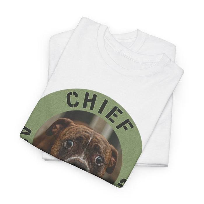 Chief Anxiety Officer Dog T-Shirt - Funny Pet Lover Tee