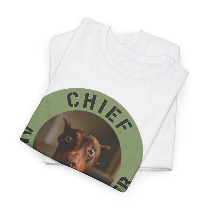 Chief Anxiety Officer T-Shirt – Funny Dog Graphic Tee
