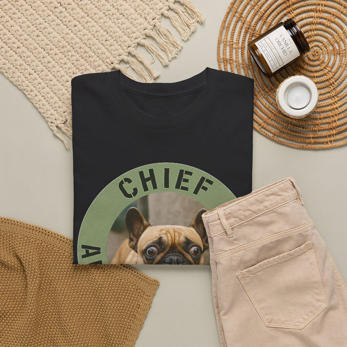Chief Anxiety Officer T-Shirt — Funny French Bulldog Graphic Tee