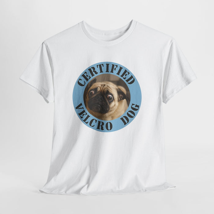 Certified Velcro Dog T-Shirt – Cute Pug Graphic Tee