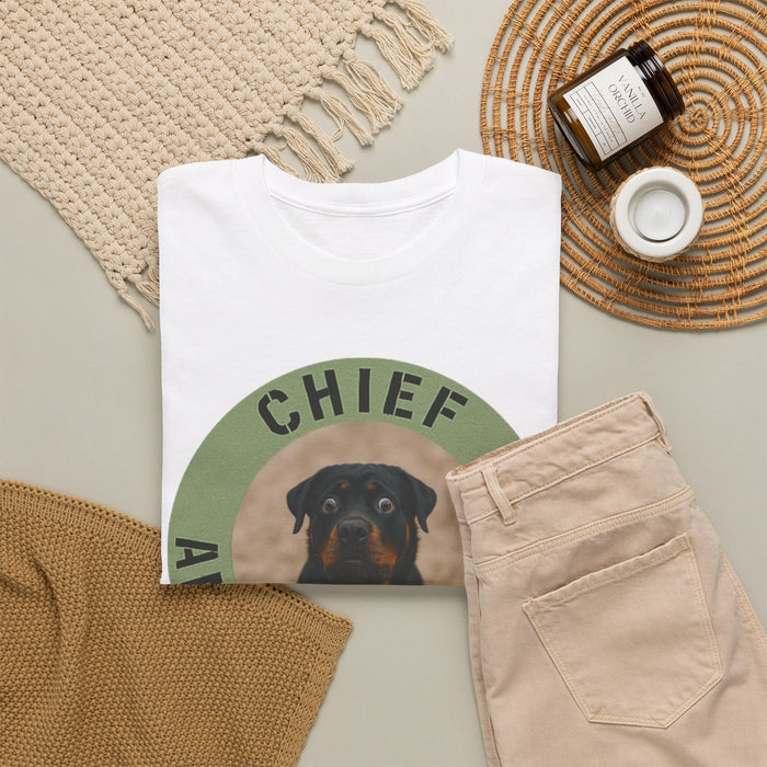 Chief Anxiety Officer Dog T-Shirt – Funny Rottweiler Pet Tee