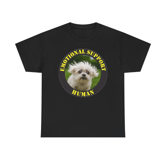 Emotional Support Human T-Shirt — Cute Dog Pet Lover Tee