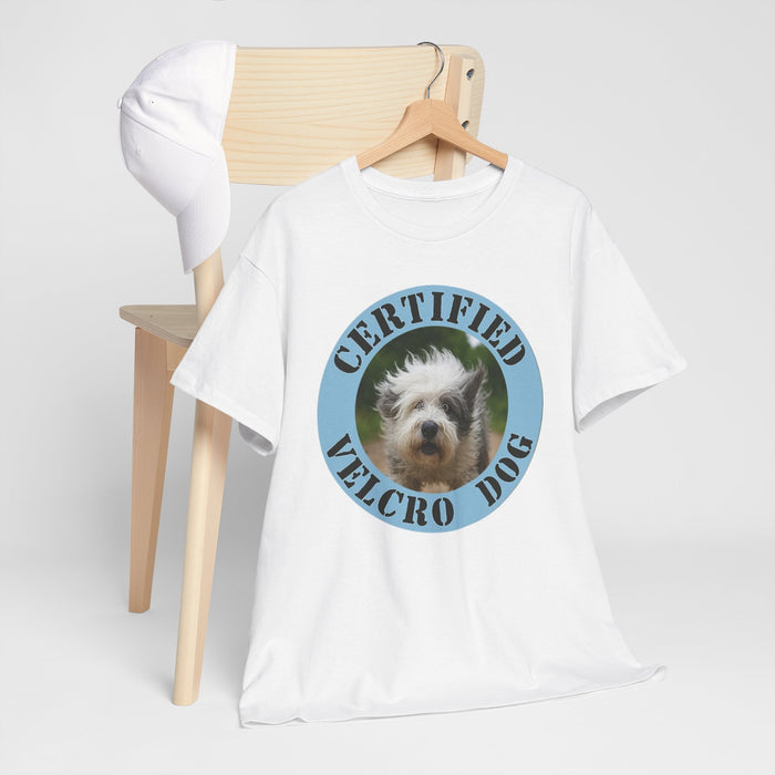 Certified Velcro Dog T‑Shirt - Funny Pet Lover Tee