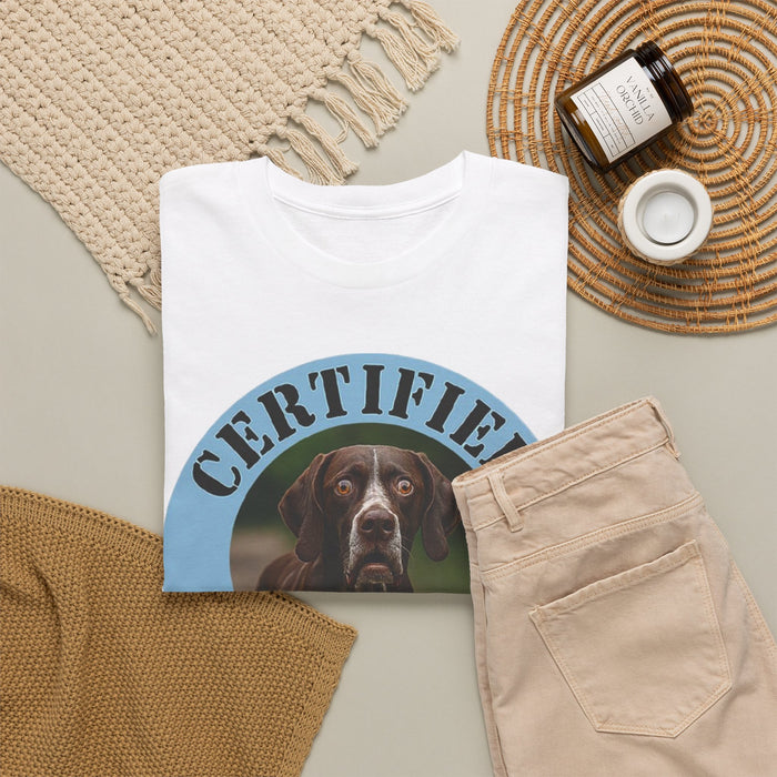 Pointer Certified Velcro Dog T-Shirt