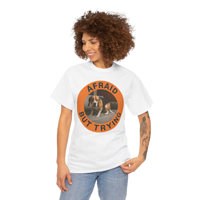 Afraid But Trying Beagle T-Shirt