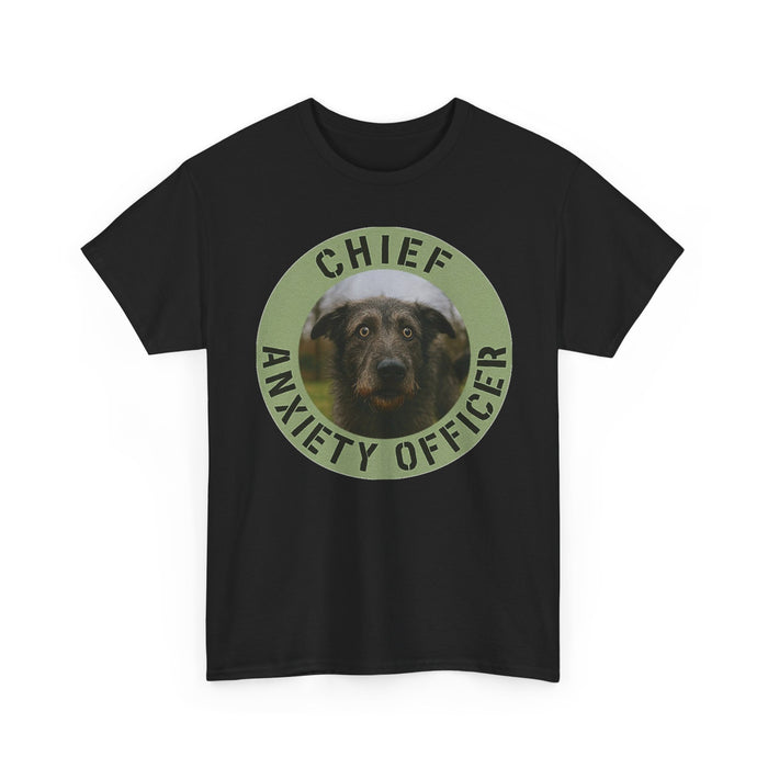 Chief Anxiety Officer T-Shirt — Funny Dog Pet Owner Tee