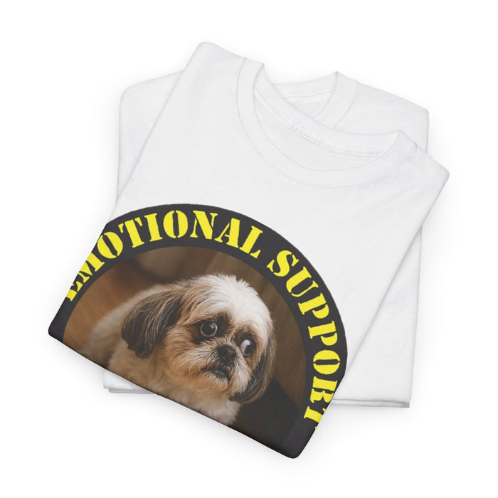 Emotional Support Human T-Shirt — Cute Shih Tzu Comfort Tee
