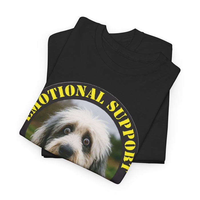 Emotional Support Human T-Shirt — Cute Dog Photo Graphic Tee