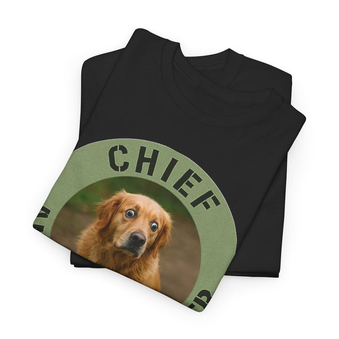 Chief Anxiety Officer T-Shirt — Funny Dog Graphic Tee for Pet Lovers