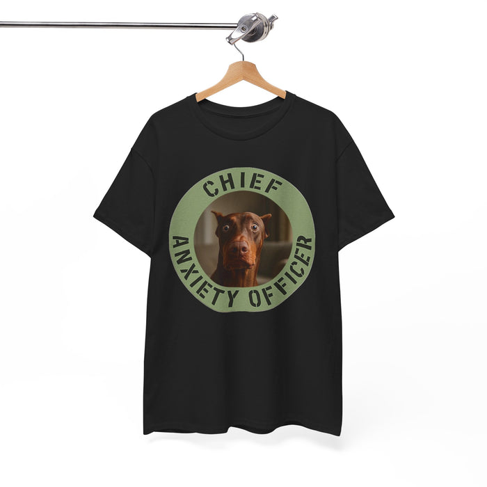 Chief Anxiety Officer T-Shirt – Funny Dog Graphic Tee
