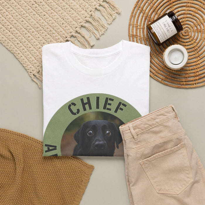 Chief Anxiety Officer T-Shirt — Funny Dog Graphic Tee for Pet Lovers