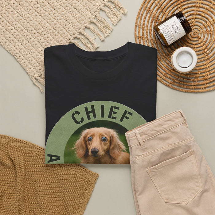 Chief Anxiety Officer T-Shirt — Funny Dog Rescue Tee for Dog Lovers