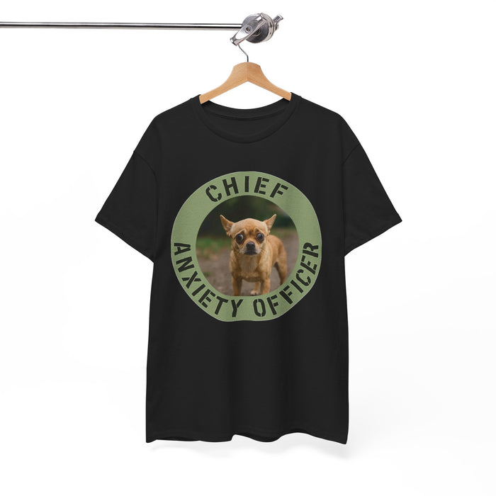 Chief Anxiety Officer T-Shirt – Funny Chihuahua Pet Tee