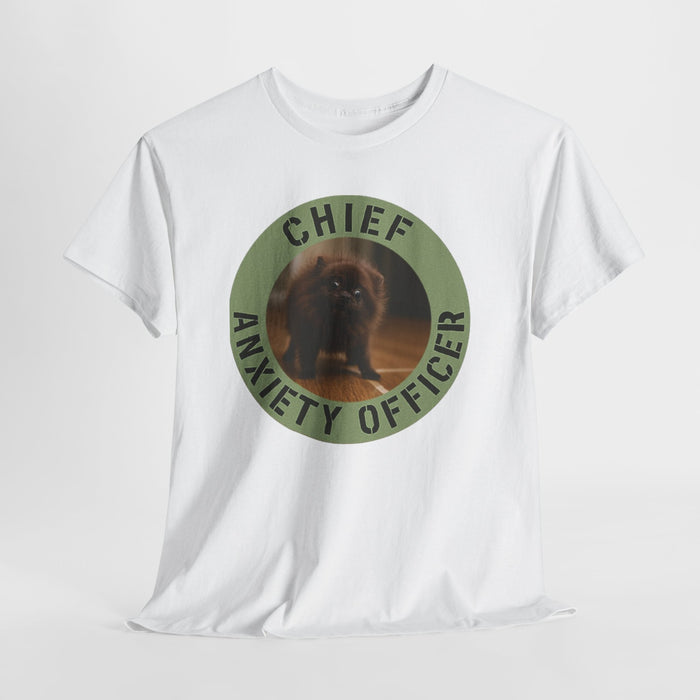 Chief Anxiety Officer T-Shirt — Funny Dog Graphic Tee