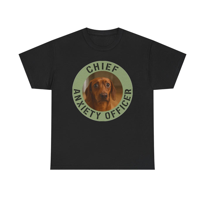 Chief Anxiety Officer T-Shirt — Funny Dog Graphic Tee