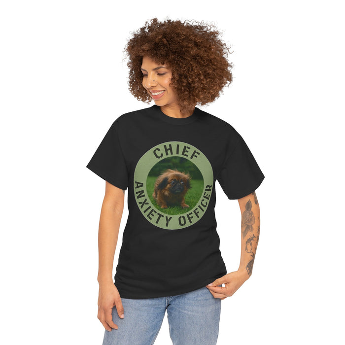 Chief Anxiety Officer T-Shirt — Funny Dog Graphic Tee