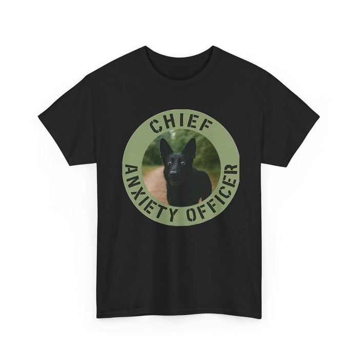Chief Anxiety Officer T-Shirt — Funny Dog Rescue Pet Lover Tee