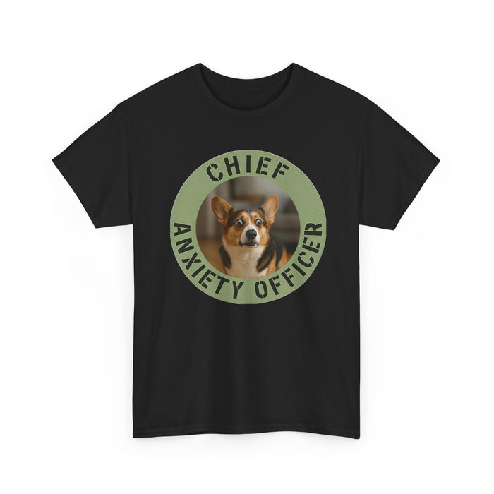 Chief Anxiety Officer Dog T-Shirt — Funny Pet Lover Tee