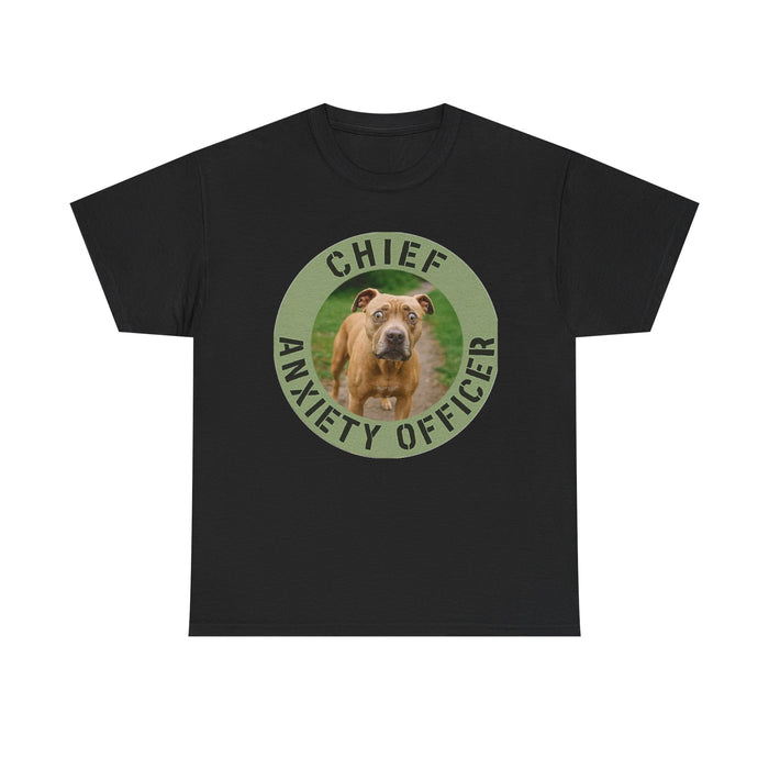Chief Anxiety Officer T-Shirt — Funny Dog Graphic Tee