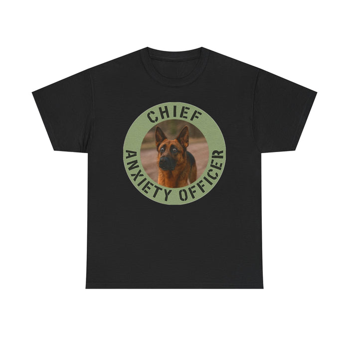 Chief Anxiety Officer Dog T-Shirt — Funny Pet Lover Tee