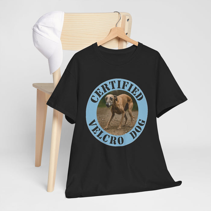 Certified Velcro Dog Tee — Funny Dog Lover T-Shirt