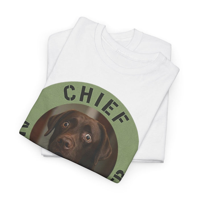 Chief Anxiety Officer Dog T‑Shirt – Funny Pet Lover Tee
