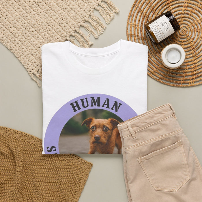 Dog Lover Tee — "Human Security Blanket" Graphic T‑Shirt
