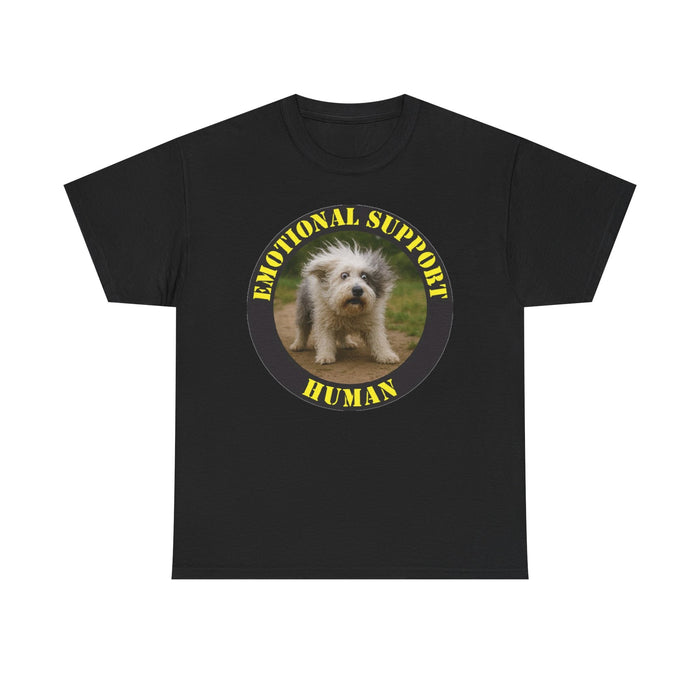 Emotional Support Human T-Shirt — Cute Puppy Graphic Tee