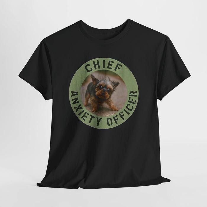 Chief Anxiety Officer Dog T‑Shirt
