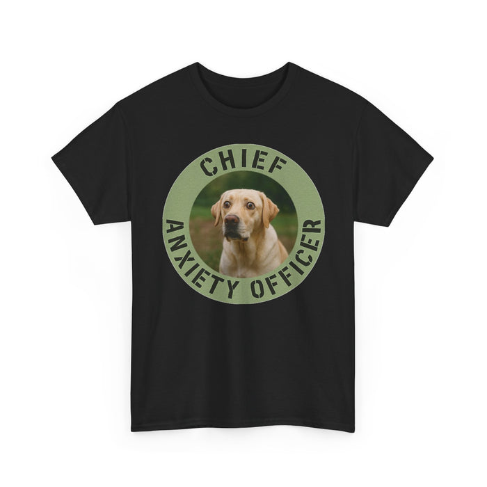 Chief Anxiety Officer T-Shirt — Funny Dog Graphic Tee
