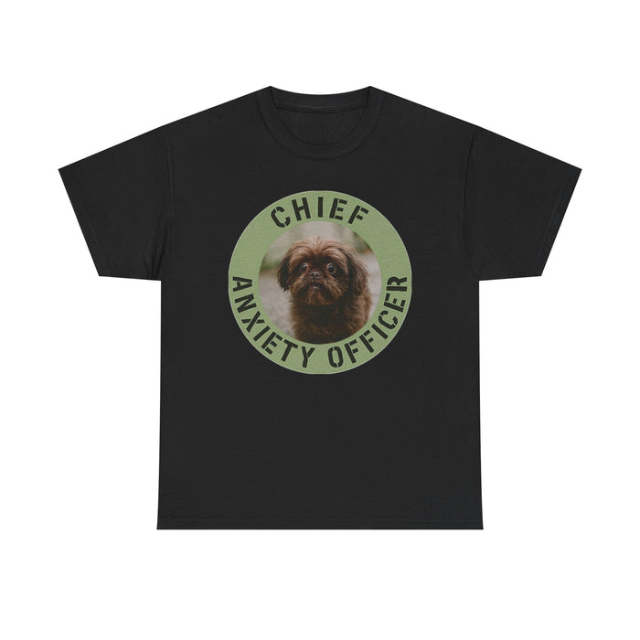 Chief Anxiety Officer T-Shirt — Funny Dog Graphic Tee