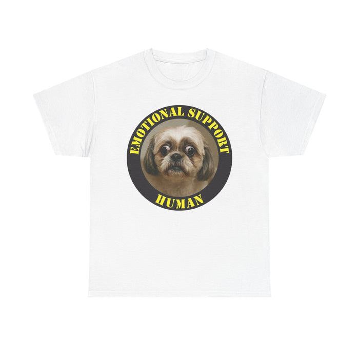 T-Shirt — "Emotional Support Human" Cute Dog Graphic Tee