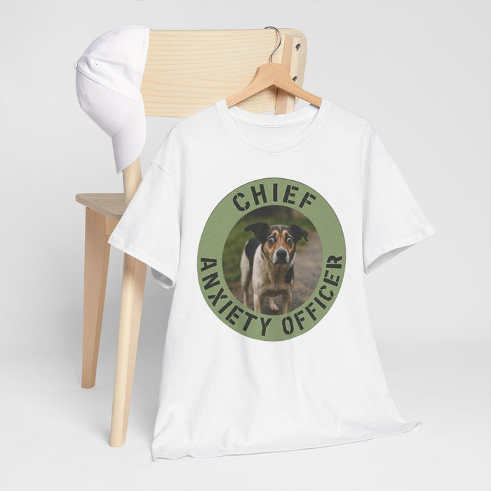 Chief Anxiety Officer Dog T-Shirt