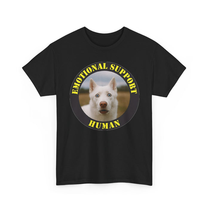 T‑Shirt — "Emotional Support Human" Husky Rescue Tee